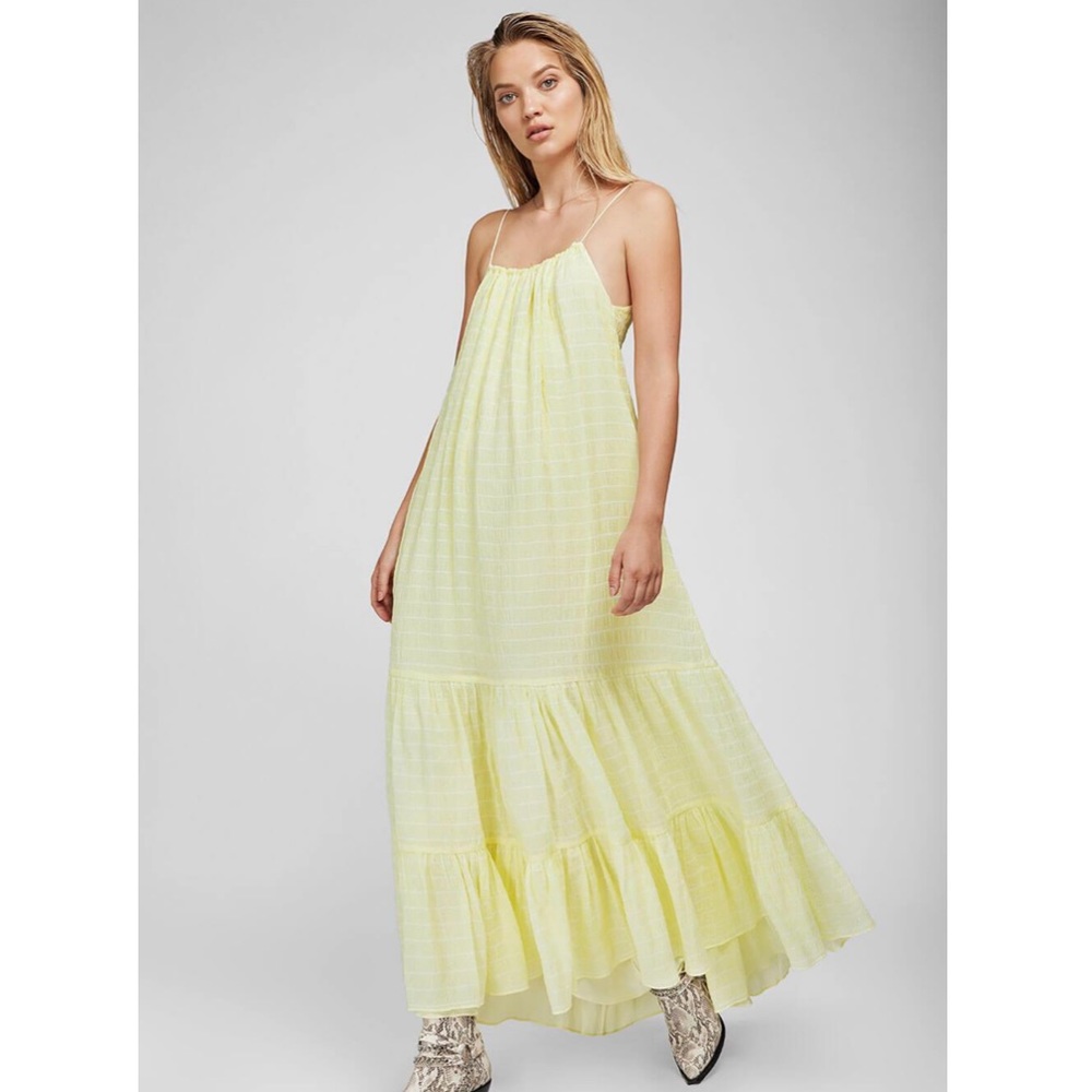 Anine Bing - Limencello Maxi Dress Size XS